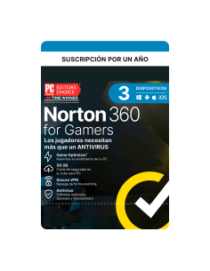 Norton 360 for Gamers 3 Dispositivos 1 Año